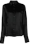 Buy (Women) Acne Studios SS23 Black Long Sleeve Button-Up Shirt AC0546-900