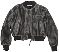 Order (W) Acne Studios SS23 黑色短版拉鍊外套 長袖外衣 A70155-900