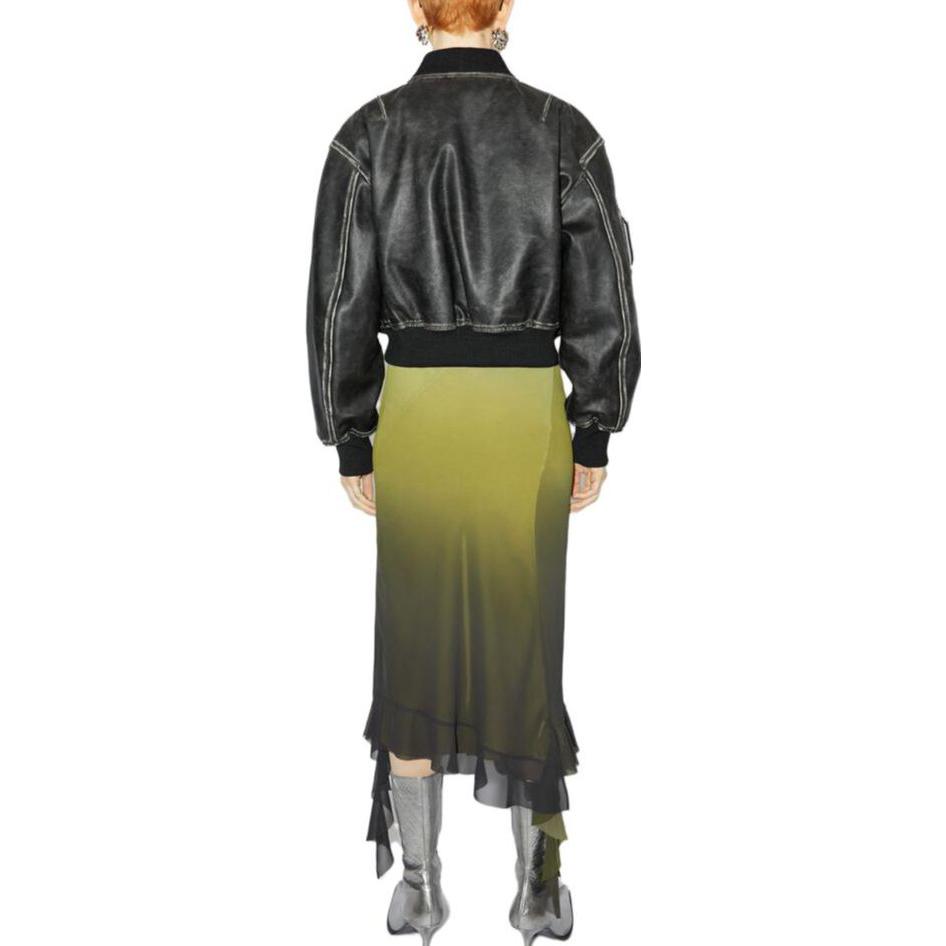 (Women) Acne Studios SS23 Cropped Zip Jacket Black Long Sleeve Outerwear A70155-900 圖 4