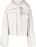 (Women) Acne Studios SS23 Draped Collar Oversized Down Jacket Women A90504-COW (Women) Acne Studios SS23 Draped Collar Oversized Down Jacket Women A90504-COW