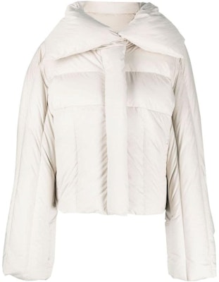 (Women) Acne Studios SS23 Draped Collar Oversized Down Jacket Women A90504-COW Buy (Women) Acne Studios SS23 Draped Collar Oversized Down Jacket Women A90504-COW