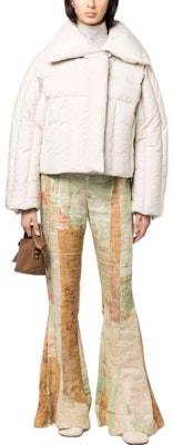 (Women) Acne Studios SS23 Draped Collar Oversized Down Jacket Women A90504-COW Lookbook (Women) Acne Studios SS23 Draped Collar Oversized Down Jacket Women A90504-COW