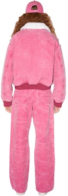 (Women) Acne Studios SS23 Fashion Cotton Canvas Bomber Jacket Purple Red C90120-ACT Shop (Women) Acne Studios SS23 Fashion Cotton Canvas Bomber Jacket Purple Red C90120-ACT