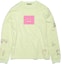 Order (Women) Acne Studios SS23 Graffiti Crewneck Long Sleeve T-Shirt Unisex Green. CL0209-BKI