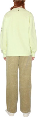 (Women) Acne Studios SS23 Graffiti Crewneck Long Sleeve T-Shirt Unisex Green. CL0209-BKI Shop (Women) Acne Studios SS23 Graffiti Crewneck Long Sleeve T-Shirt Unisex Green. CL0209-BKI