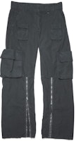 (Women) Acne Studios SS23 High-Waisted Zipper Pants Women Charcoal Grey. AK0636-Z79 (Women) Acne Studios SS23 High-Waisted Zipper Pants Women Charcoal Grey. AK0636-Z79