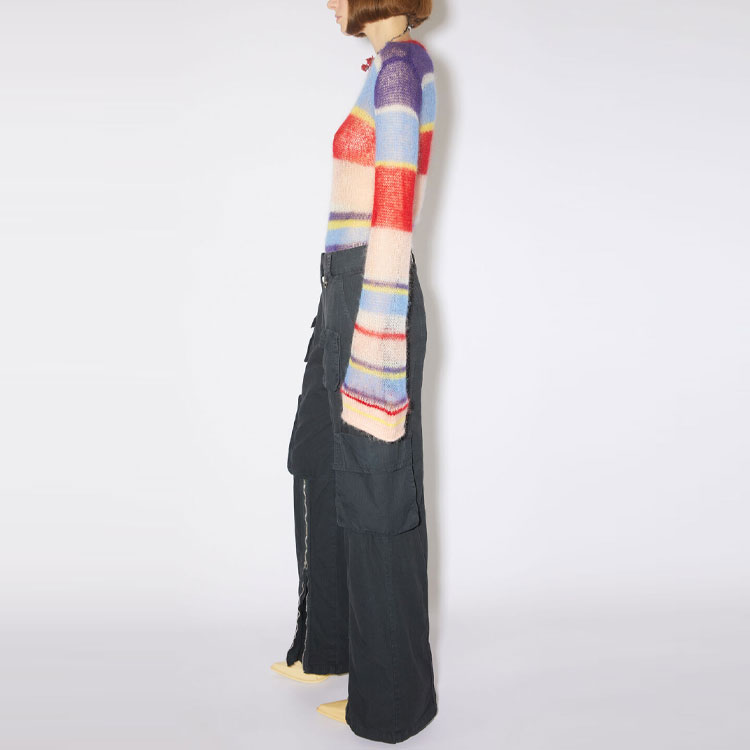 Purchase (W) アクネ ストゥディオズ SS23 ハイウエストジッパーパンツ レディース チャコールグレー. AK0636-Z79