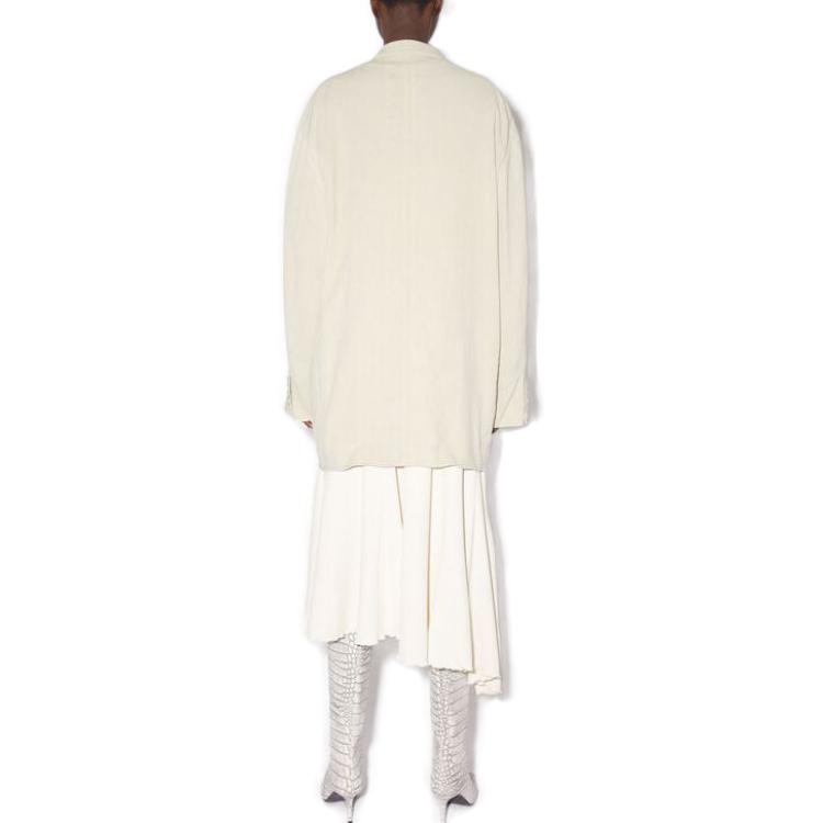 Shop (W) Blazer Beige de Un Solo Botón Acne Studios SS23 AH0230-14L