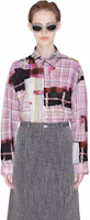 Sizing (W) Acne Studios SS24 3D打印水洗长袖纽扣衬衫 粉色 BB0578-BIA