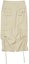 Buy (W) Vestido Maxi Relajado Beige Minimalista Multi Bolsillos Acne Studios SS24. AF0467-AEK