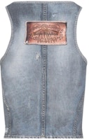 (W) Acne Studios SS24 蓝色无袖牛仔背心上衣. AL0410-AAL Lookbook (W) Acne Studios SS24 蓝色无袖牛仔背心上衣. AL0410-AAL