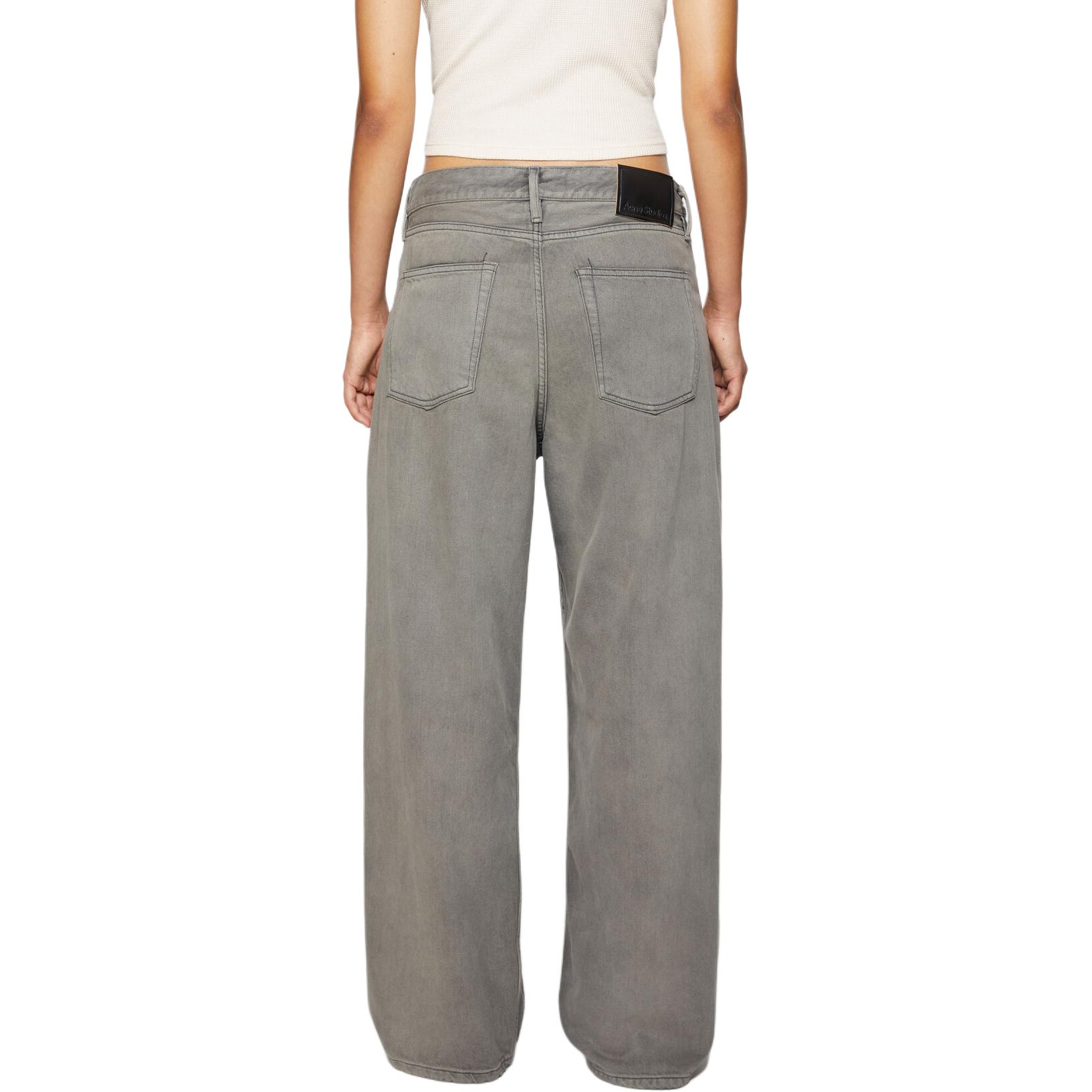 (Women) Acne Studios SS24  Clean Relaxed Straight Jeans in Anthracite Gray. A00424-AA2 圖 4