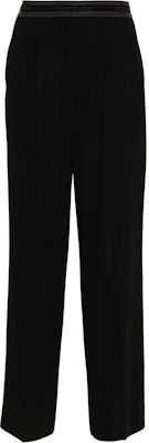 (W) Acne Studios SS24 低腰寬鬆黑色褲款帶褶細節 AK0826-900 Buy (W) Acne Studios SS24 低腰寬鬆黑色褲款帶褶細節 AK0826-900