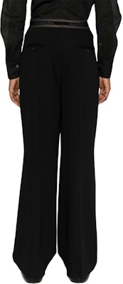 (W) Acne Studios SS24 低腰寬鬆黑色褲款帶褶細節 AK0826-900 Shop (W) Acne Studios SS24 低腰寬鬆黑色褲款帶褶細節 AK0826-900