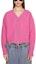 Lookbook (W) Acne Studios SS24 Cardigan Oversized Kancing Depan Warna Pink. A60511-415