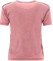 (W) Camiseta Manga Corta Gráfica Acne Studios SS24 Logo de Calavera Rosa. AL0401-CTL Lookbook (W) Camiseta Manga Corta Gráfica Acne Studios SS24 Logo de Calavera Rosa. AL0401-CTL