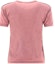 Lookbook (W) Camiseta Manga Corta Gráfica Acne Studios SS24 Logo de Calavera Rosa. AL0401-CTL
