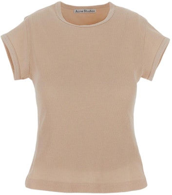 (W) Acne Studios SS24 修身圆领T恤 浅粉色. CL0266-DKY Buy (W) Acne Studios SS24 修身圆领T恤 浅粉色. CL0266-DKY