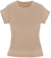 (W) Acne Studios SS24 修身圆领T恤 浅粉色. CL0266-DKY Order (W) Acne Studios SS24 修身圆领T恤 浅粉色. CL0266-DKY