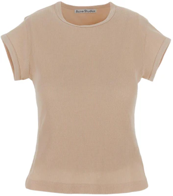 (W) Acne Studios SS24 修身圓領純色T恤 淺粉色。 CL0266-DKY Order (W) Acne Studios SS24 修身圓領純色T恤 淺粉色。 CL0266-DKY