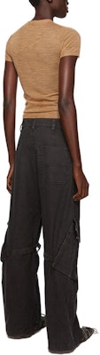 (Women) Acne Studios SS24 Vintage Loose Straight Cargo Pants Charcoal Grey. AK0778-Z79 Shop (Women) Acne Studios SS24 Vintage Loose Straight Cargo Pants Charcoal Grey. AK0778-Z79