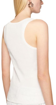 (Women) Acne Studios SS24 White Solid Pullover Casual Tank Top. AL0402-100 Shop (Women) Acne Studios SS24 White Solid Pullover Casual Tank Top. AL0402-100