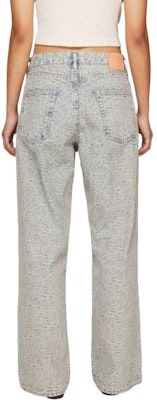 (W) Acne Studios SS24 全印花宽松版牛仔裤 女士 蓝色 1981F A00433-BUF Shop (W) Acne Studios SS24 全印花宽松版牛仔裤 女士 蓝色 1981F A00433-BUF