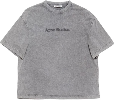 (W) Acne Studios SS24 Baju-T Lengan Pendek Cetakan Huruf Kelabu. AL0397-DJO Buy (W) Acne Studios SS24 Baju-T Lengan Pendek Cetakan Huruf Kelabu. AL0397-DJO