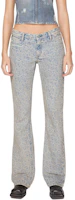 Lookbook (W) Acne Studios SS24 低腰修身版牛仔褲 2005 女款藍色丹寧長褲 A00440-BUF