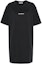 Buy (Women) Acne Studios SS24 Minimalist Logo Printed Black Short Sleeve Dress Women. C20008-BLACK