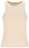 (Women) Acne Studios SS24 Yellow Ribbed Sleeveless Tank Top. CL0264-DKY (Women) Acne Studios SS24 Yellow Ribbed Sleeveless Tank Top. CL0264-DKY