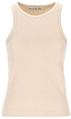 (Women) Acne Studios SS24 Yellow Ribbed Sleeveless Tank Top. CL0264-DKY Buy (Women) Acne Studios SS24 Yellow Ribbed Sleeveless Tank Top. CL0264-DKY