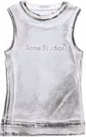 (Women) Acne Studios SS26 Sleeveless Double-Layer Logo Fashion Vest AL0542-J83 (Women) Acne Studios SS26 Sleeveless Double-Layer Logo Fashion Vest AL0542-J83