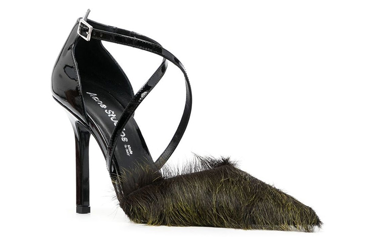 Order (W) アクネ Stiletto ハイヒール (黒・ポインテッドトゥ) AD0557-ANE