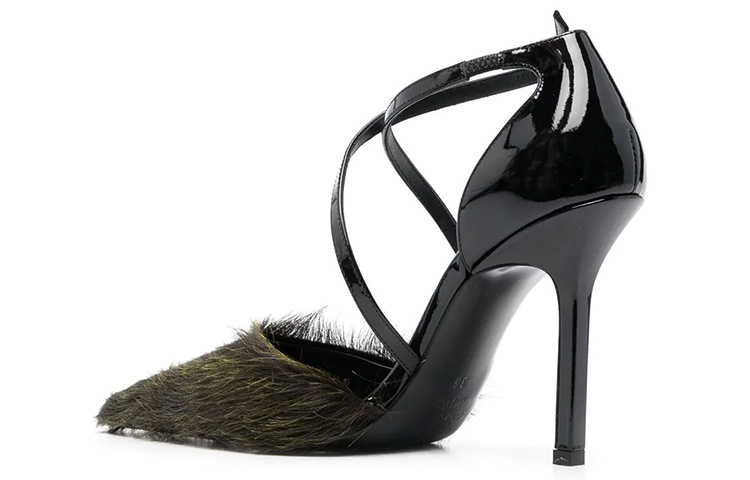 Shop (W) アクネ Stiletto ハイヒール (黒・ポインテッドトゥ) AD0557-ANE