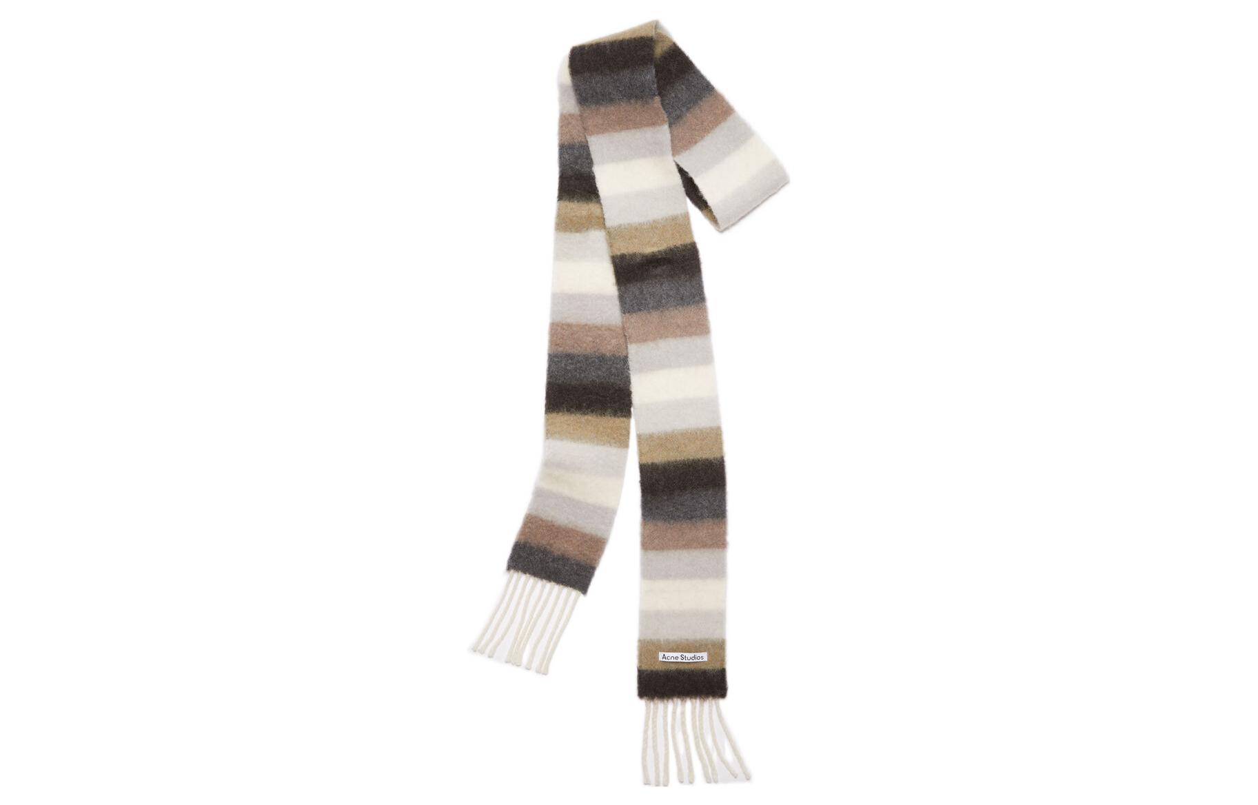 Order (Women) Acne Studios Striped Elegant Warm Knit Scarf CA0226-DDK
