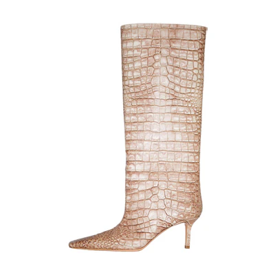 (W) Acne Studios Tall Boots 'Brown Stiletto'