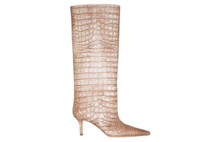 Order Acne Studios 女款 棕色 細跟 高筒靴