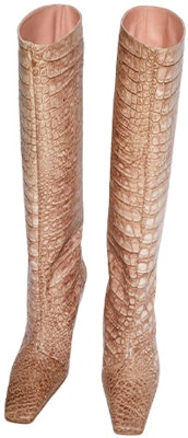 (W) But Stiletto Tinggi Acne Studios 'Coklat' AD0537-AD5 Lookbook (W) But Stiletto Tinggi Acne Studios 'Coklat' AD0537-AD5