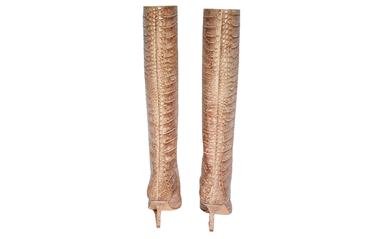 Shop (W) アクネ ブラウン スティレットブーツ (Akune Buraun Stiretto Būtsu) AD0537-AD5