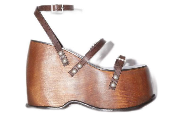 (W) Acne Studios Thick Sole Sandals 'Brown' 圖 2