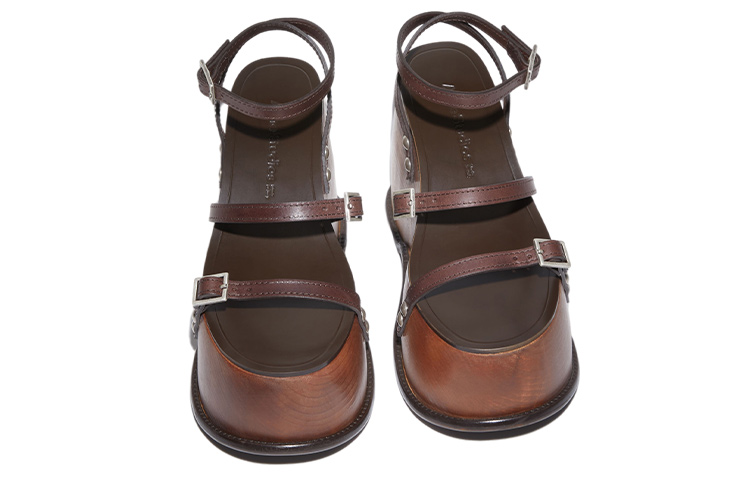 (W) Acne Studios Thick Sole Sandals 'Brown' 圖 3