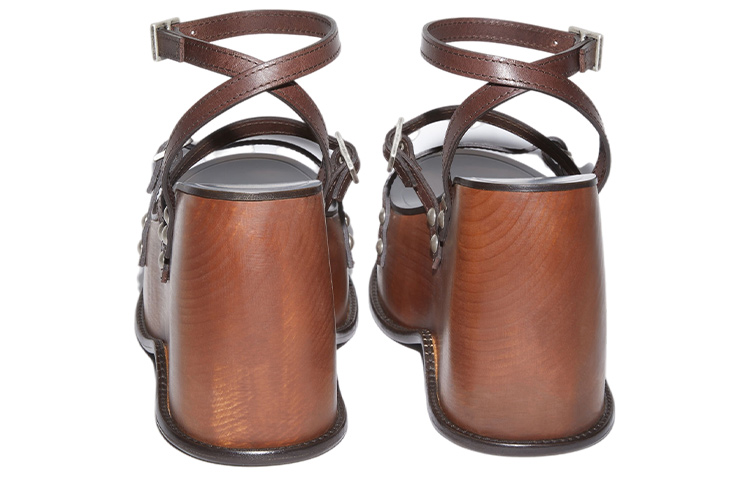 (W) Acne Studios Thick Sole Sandals 'Brown' 圖 4