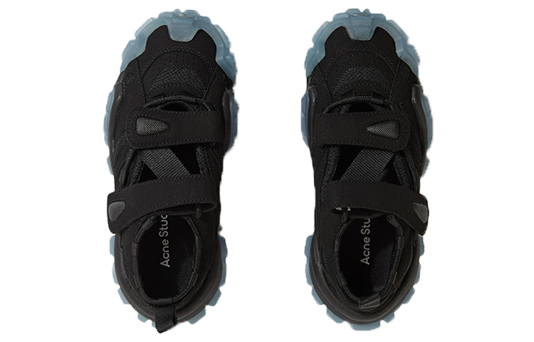 (W) Acne Studios Velcro Sneaker 'Black Blue' 圖 3