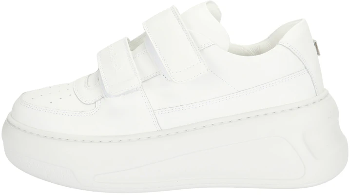 (W) Zapatillas Casual Blancas de Cuero con Velcro Acne Studios, Suela de 4cm. CD0001-DPO Buy (W) Zapatillas Casual Blancas de Cuero con Velcro Acne Studios, Suela de 4cm. CD0001-DPO