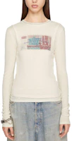 Order (W) Acne Studios 女款圖案修身長袖層次T恤 多色 SS24。 AL0394-DN3