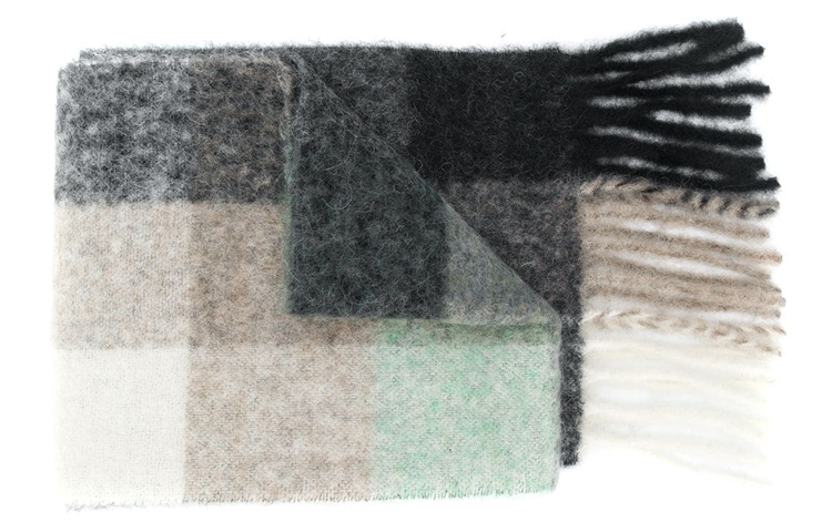 (Women) Acne Studios Wool Knit Scarf Grey Black CA0084GREENGREYBLACK 圖 4