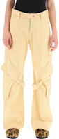 Lookbook (W) Acne Studios 黃色直筒多口袋休閒長褲 AK0582-AEK