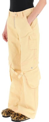 (Women) Acne Studios Yellow Straight-Leg Multi-Pocket Casual Pants AK0582-AEK Purchase (Women) Acne Studios Yellow Straight-Leg Multi-Pocket Casual Pants AK0582-AEK