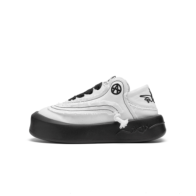 (Women) Acupuncture Ivory White Streetwear Sneakers - Classic, Comfy Platform Shoes AC00207